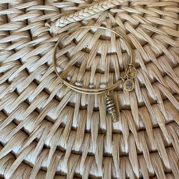 Alex and Ani Jewelry - Alex & Ani Ice Cream Expandable Gold Bangle